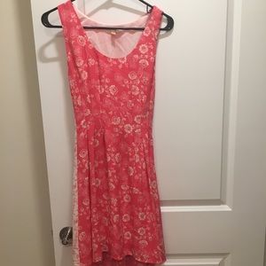 Pink floral high-low dress from Altar'd State